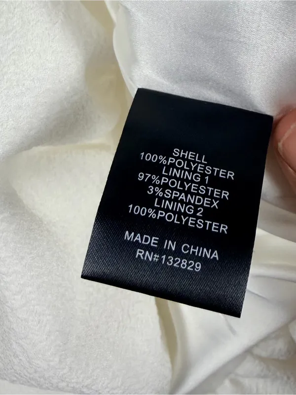 NEW NBD Armelle mini dress white bubble hem size XS - Image 6
