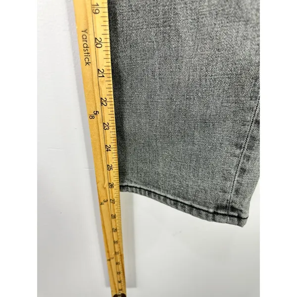 Abercrombie & Fitch The Ankle Straight Ultra High Rise Jeans Womens 24/00‎ Gray - Image 5