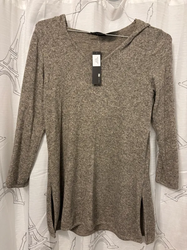 Sweaters with hood Gray - Image 4
