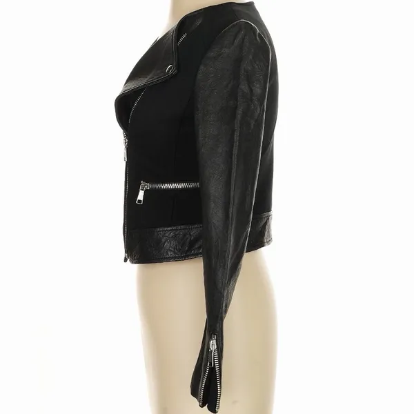 Joie Black Moto Jacket Size Small - Image 3
