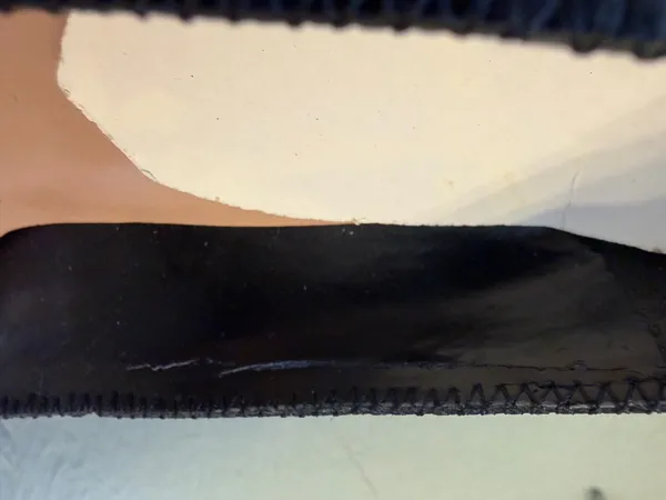 Enzo Angiolini Black Leather Kitten Heel Pumps with Bow - Image 11