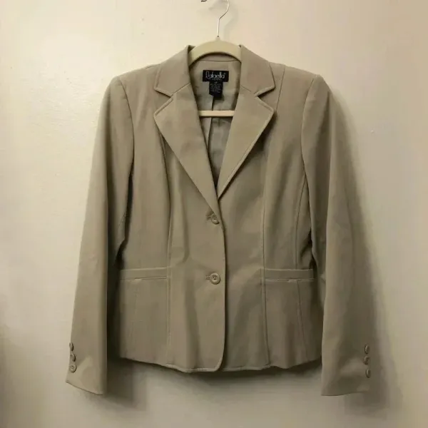 Tan 2‎ Button Lined Blazer by Rafaela - Size 4P - Image 6
