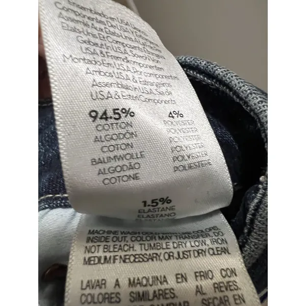 MOTHER The Looker Ankle Fray Jeans Hot Springs Size 25 - Image 9