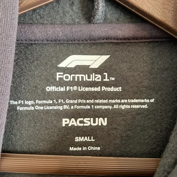 Formula 1 x PacSun Eco Racer Hoodie Women’s. Size S - Image 4