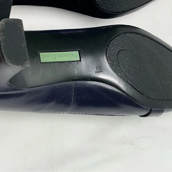 Easy Spirit Leather Slip On Heel‎ Women 8.5 Dark Purle Business Timeless Comfort - Image 11