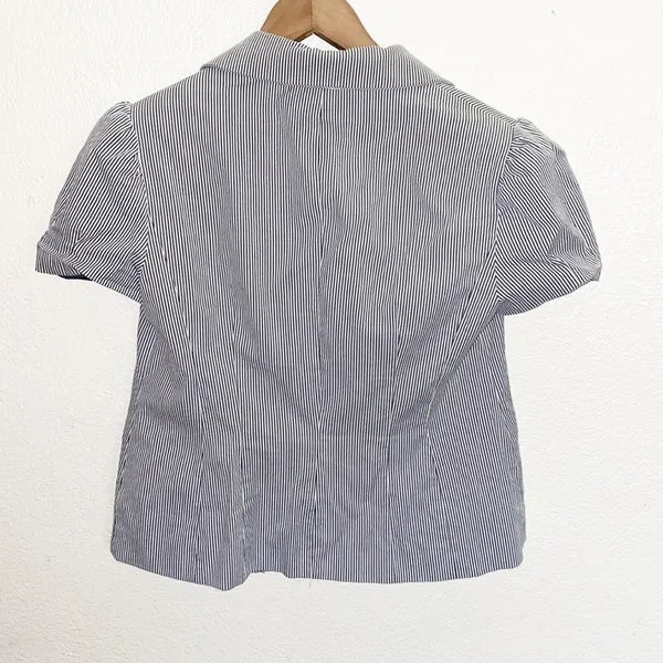 Grace Elements Shirt Sleeve Pin Striped Blazer - Image 9