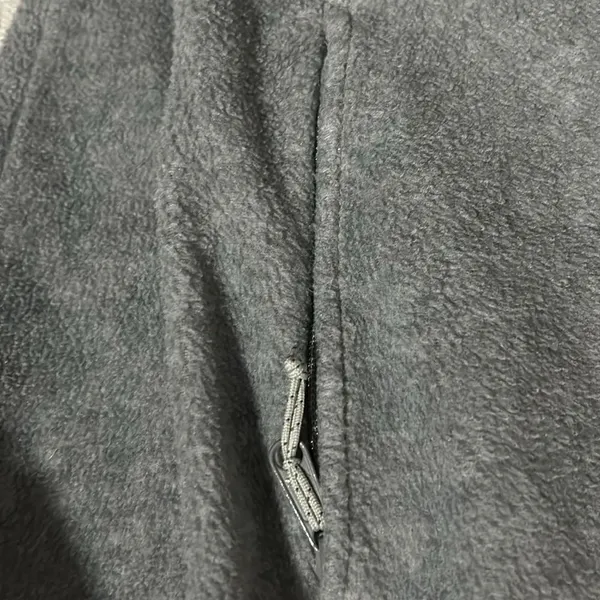 Columbia Women’s Size S Fleece Jacket Gray Heathered Mock Neck Full Zip - Image 3