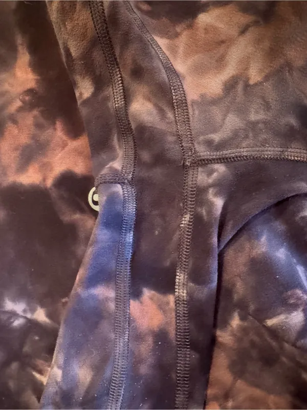 Lululemon Align High-Rise Biker Short 8" Diamond Dye Graphite Size 8 - Image 5