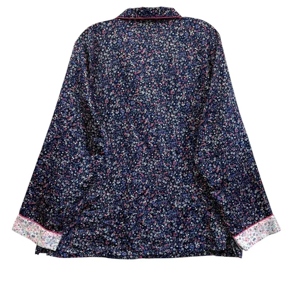 Charter Club Women's Satin Floral Set Long Sleeve‎ & Shorts Sleepwear XL/XXL - Image 3