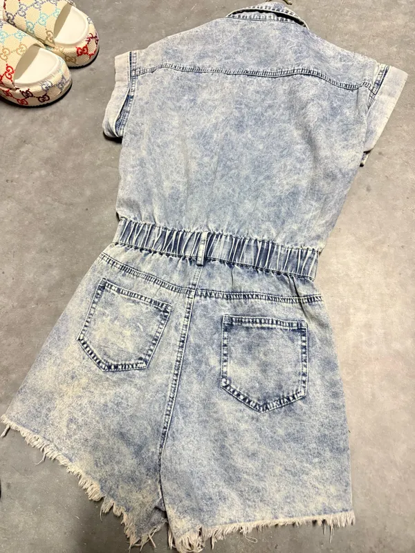 Denim romper Blue Size XS - Image 2
