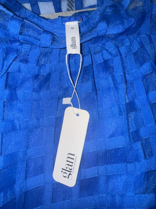 Glam Blue Dress - Image 3