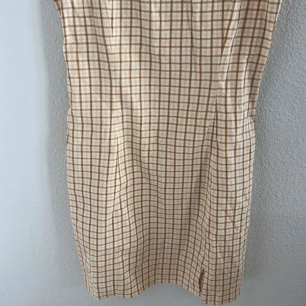 Billabong Women's Cruising Dress Y2K 90s Clueless Check Large - Image 4