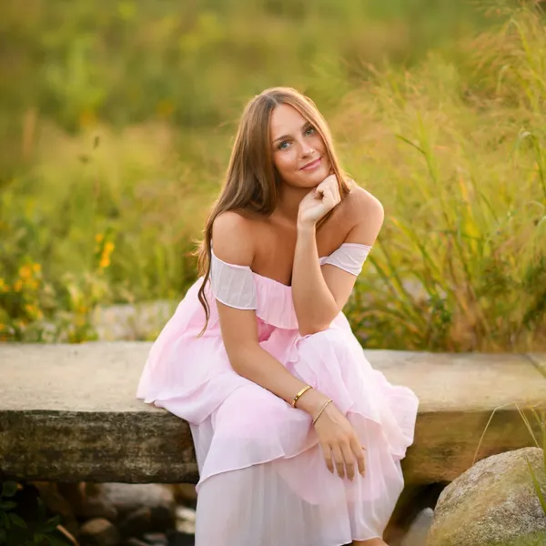 Lulus Dress Maxi Pink Tiered - Image 3