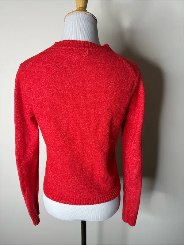 Kimchi Blue Urban Outfitters Red Cardigan - Image 5