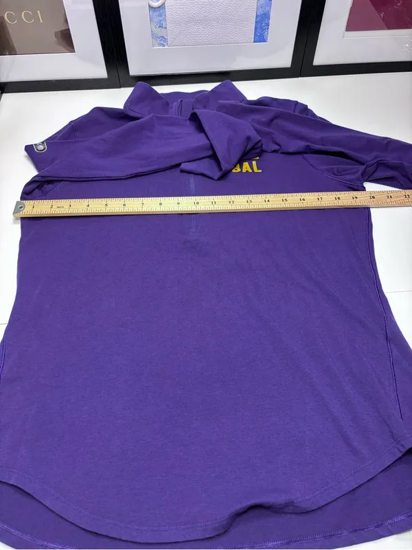 NFL Under Armour Baltimore Ravens Combine Authentic 1/4 Zip Pullover Women's L - Image 7