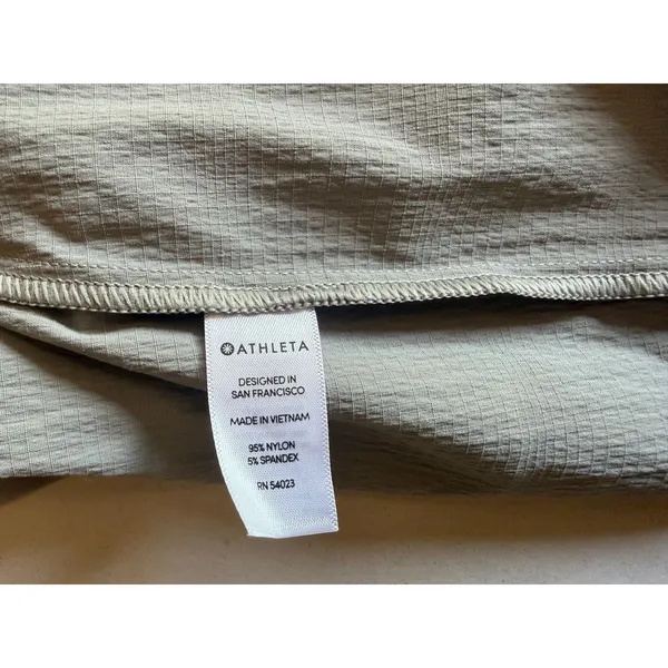 Athleta Lightweight Hiking Travel Pants Sage Green Zip Ankle Size 2 - Image 8