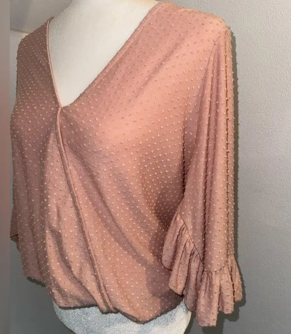 Buckle Pink Blouse - Image 3