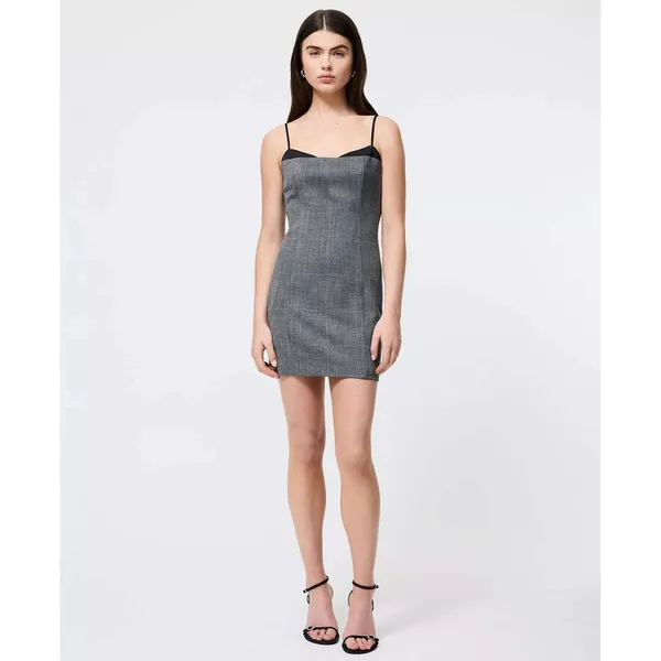 FRENCH CONNECTION Owen Plaid Peekaboo Dress Size 8 - Image 2