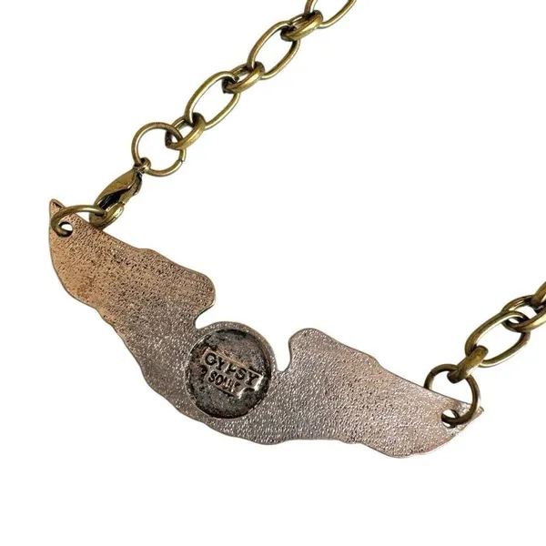 Gypsy Soule Winged Eagle Statement Necklace – WWII Silver - Image 6