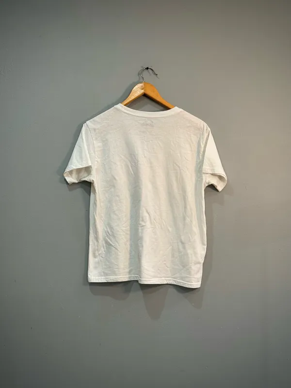 White Barbie Branded Crewneck T-Shirt Size L EUC - Image 4