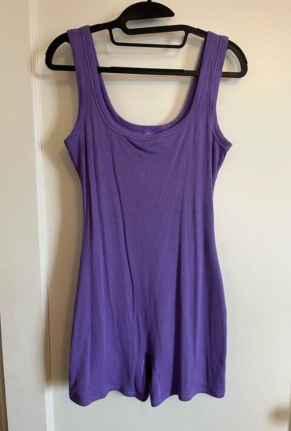 Skims cotton ribbed romper - Image 5
