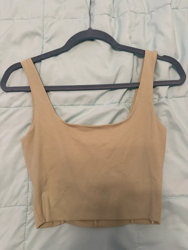 Princess Polly Sage Green Crop Top - Image 4