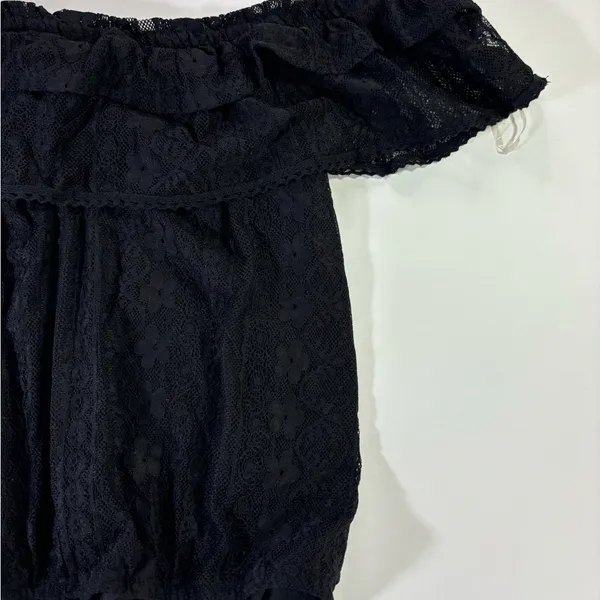 Black Offthe shoulder blouse Size L - Image 6