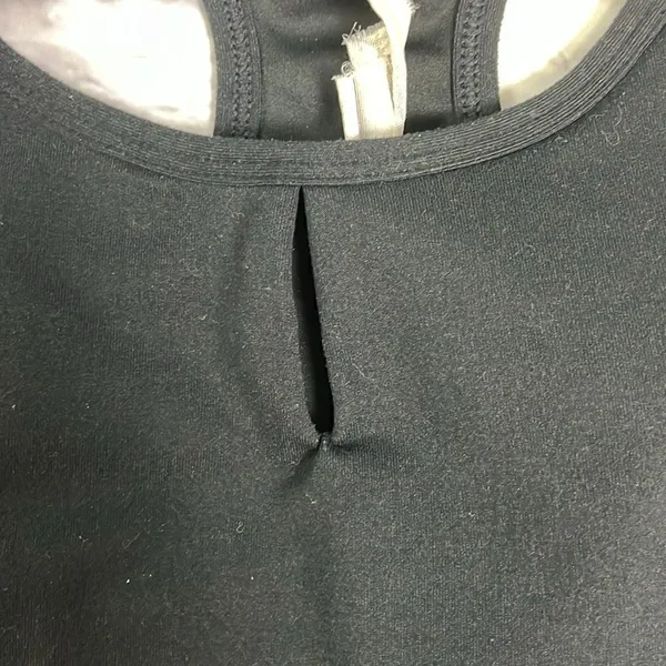 Fabletics black keyhole front sports bra - Image 2
