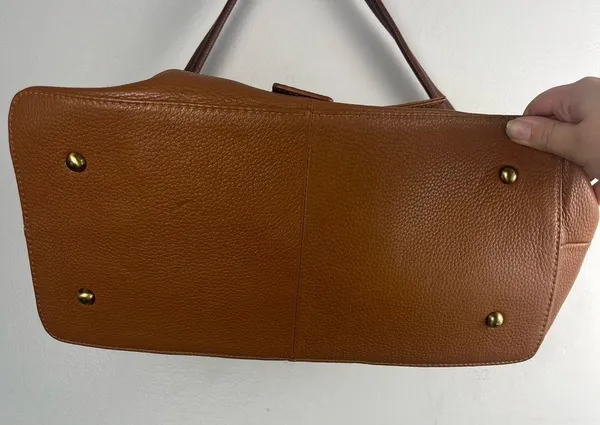 LENE Large Brown Leather and suede Hobo Bag/Shoulder Bag - Image 5