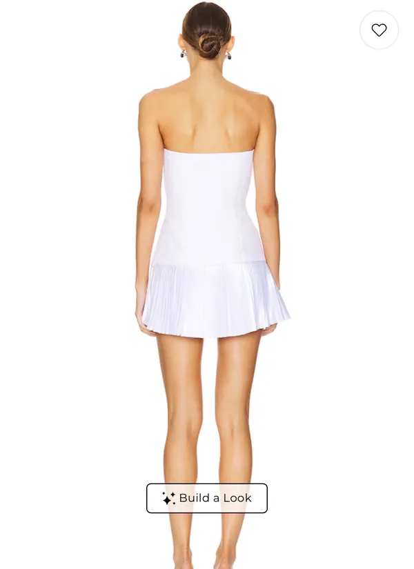 More To Come Revolve Lenore Strapless White Mini Dress - Image 3