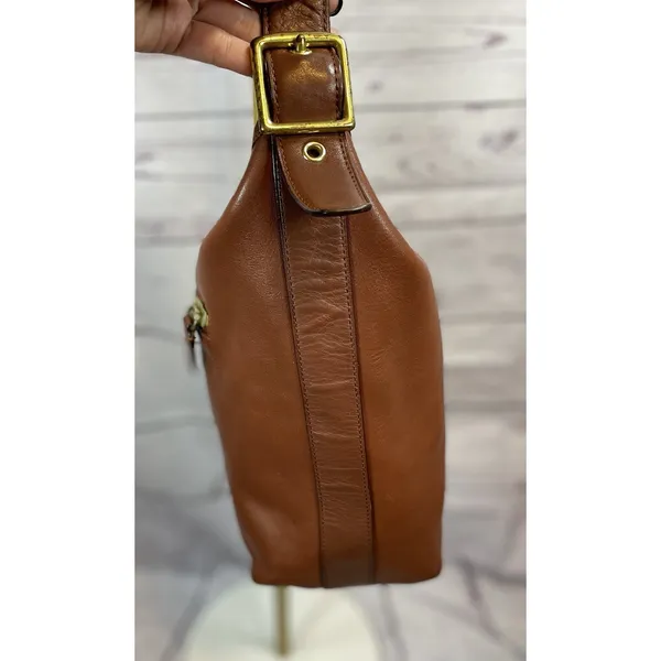 Coach Vintage Legacy Duffle Shoulder Bag Cognac 19889 - Image 4