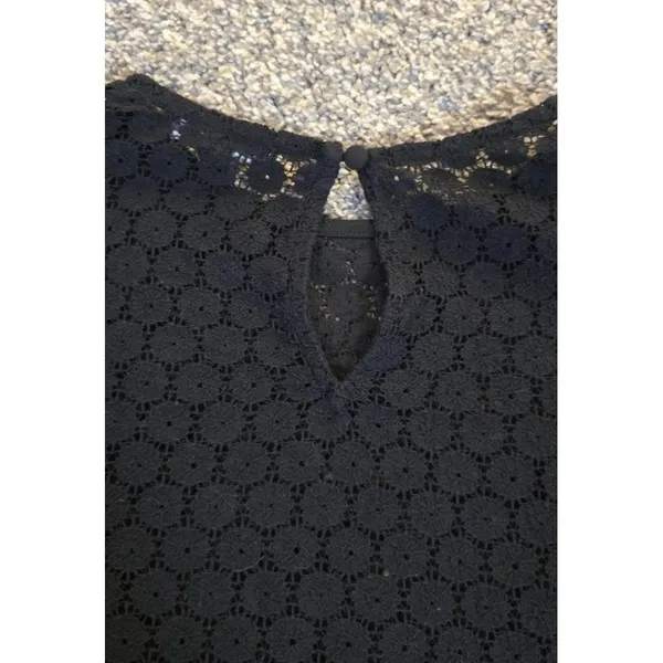 Express‎ Women's Black Long Sleeve Lace Top Dressy Trendy Party Classy Size XS - Image 9