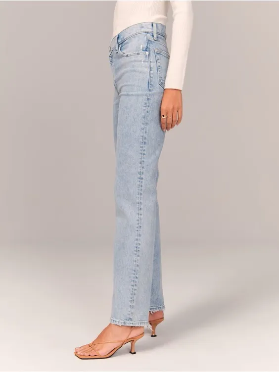 Abercrombie & Fitch Ultra High Rise 90s Straight Jean 20 - Image 3