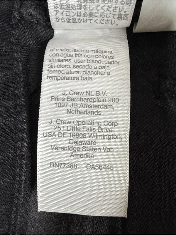 Madewell The 90s Straight Jeans Womens 26 Black High Rise 30” Inseam - Image 9