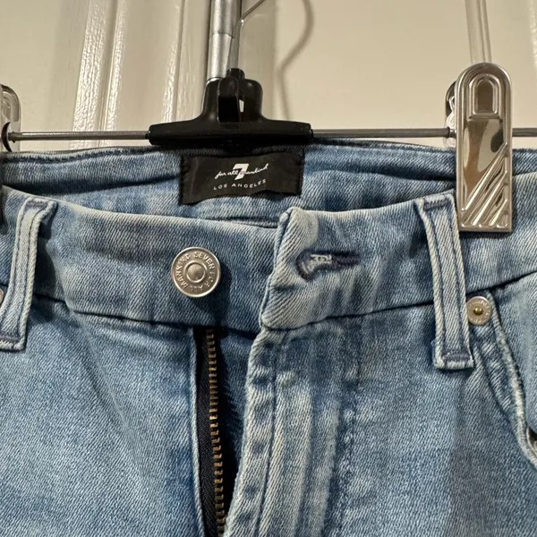 7 For All Mankind Light Denim Jeans - Image 2