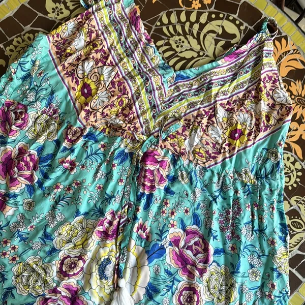 RUSTTYDUSTTY BOHO MAXI SUNDRESS Sz:XXL - Image 7