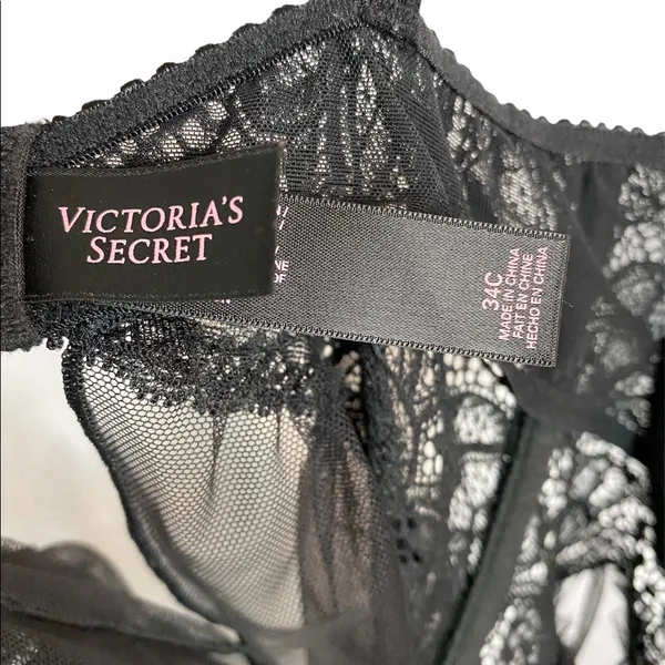 Victoria’s Secret Bustier Babydoll Top Goth Y2K Dark Romantic Whimsygoth 34C - Image 8