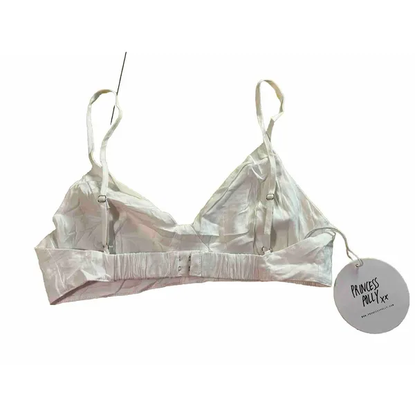 Princess Polly Boho Y2K Fairy Cottagecore Coquette White Bralette Top size 4 NWT - Image 2