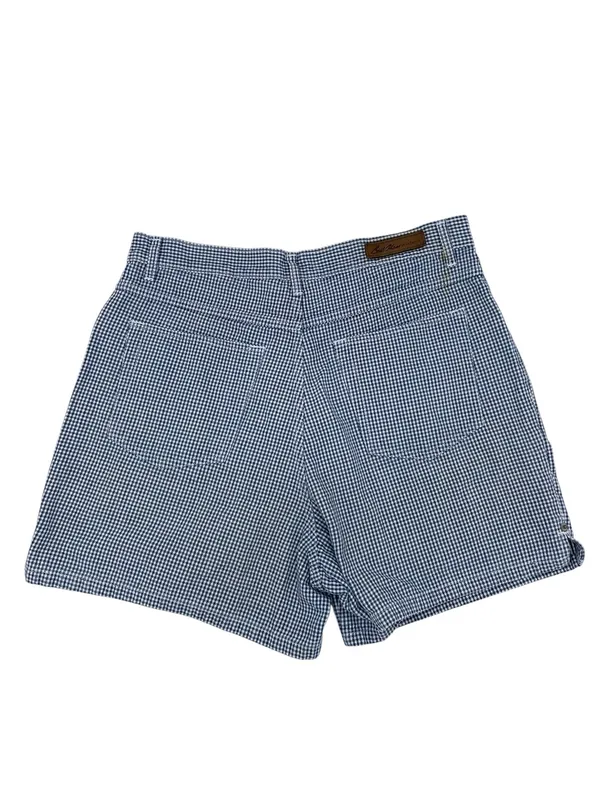 Vintage 90s Y2K Bill Blass Jeans Gingham Denim Mom Shorts Size 12 Cotton Preppy - Image 2