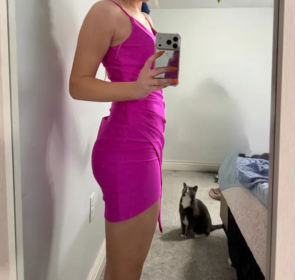 Honey and Rosie Homecoming Dress Pink Dillard's - Image 5