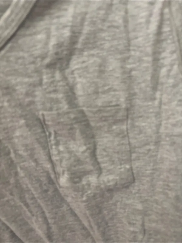 Hanes Gray Ladies T-Shirt Large - Image 2
