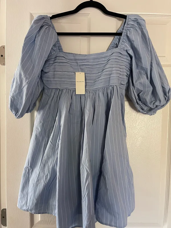 Abercrombie Emerson Puff Sleeve Dress Mini - Image 4