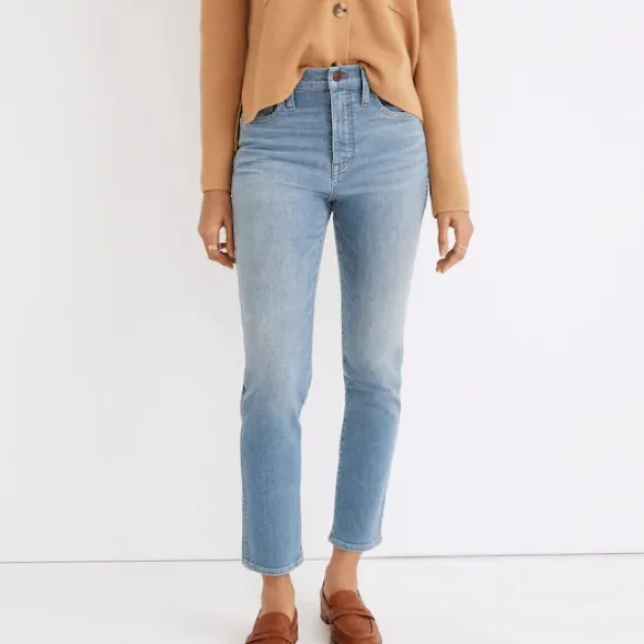 Madewell Stovepipe Jeans in Euclid‎ Wash Blue Size 25 - Image 10