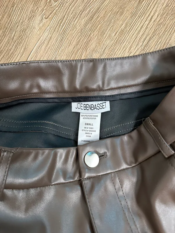 Joe Benbasset Leather Pants (faux) - Image 3
