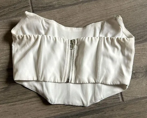 White fox white corset top - Image 3