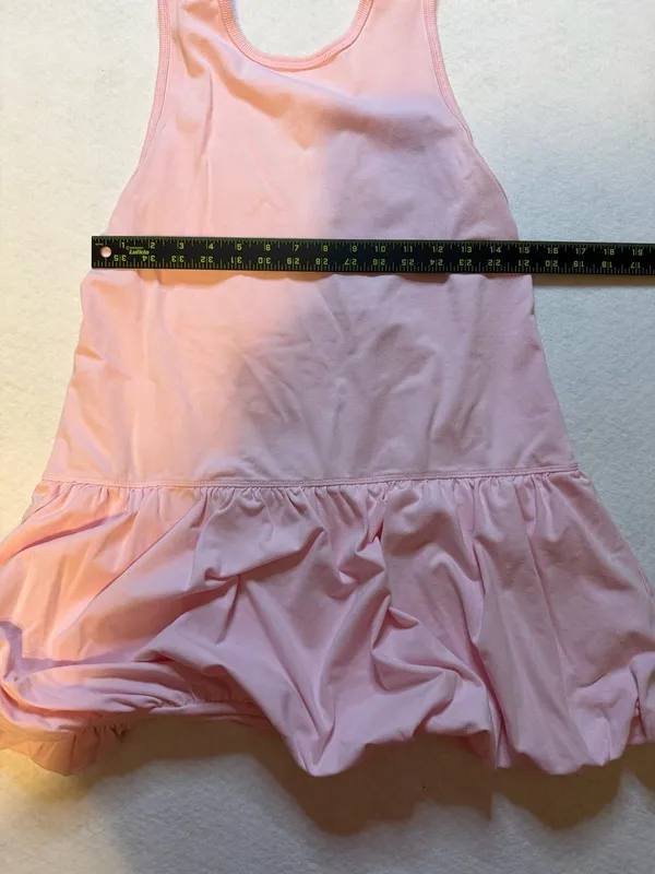 Bubble Hem Mini Dress in Pink - Image 4