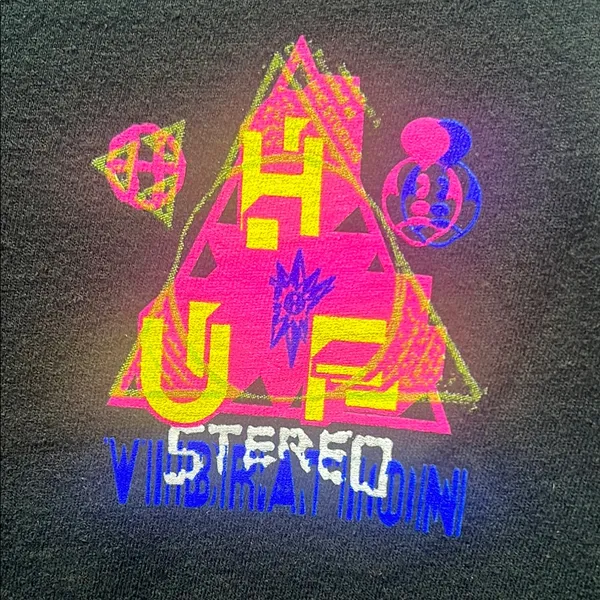 HUF Black T-Shirt with Graphic Design, Size S - Image 3