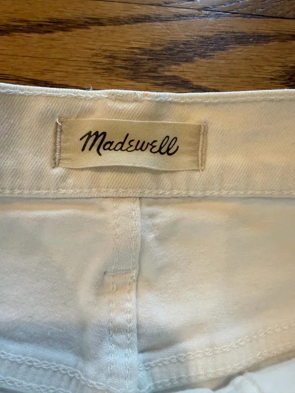 Madewell Jeans The Perfect Vintage Tile White - Image 6