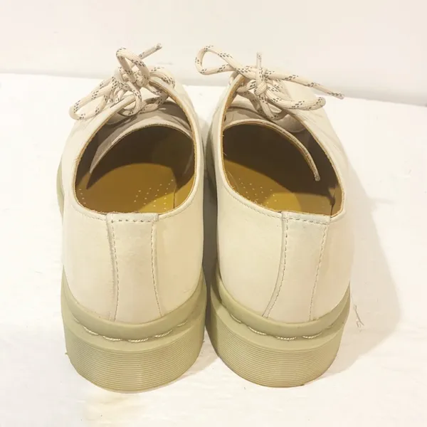 Dr. Martens Size 10 1461 MONO MILLED NUBUCK LEATHER OXFORD SHOES Parchment Beige - Image 4