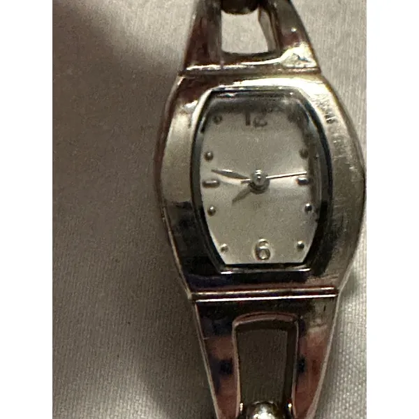 Silver Tone Womens Watch FY1243 Japan Movt Stainless‎ Steel Back Jewelry - Image 5